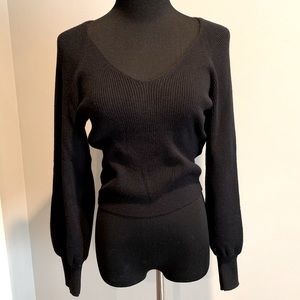 Abercrombie & Fitch balloon-sleeve sweater XS